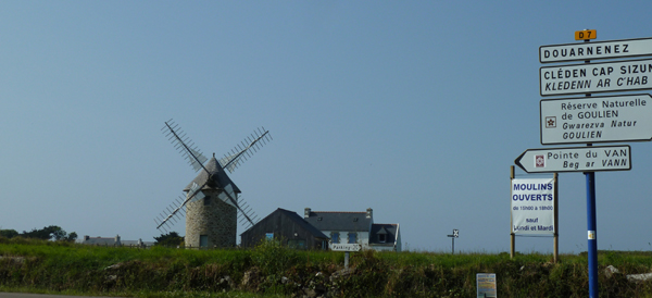 eine Windmühle