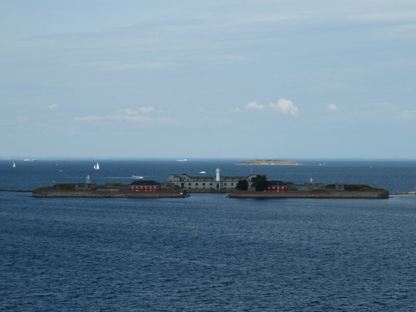 Insel vor der Stadt