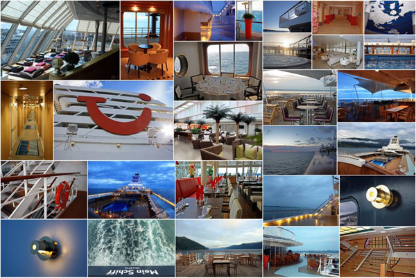 Mein Schiff als Collage